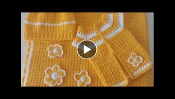 How to knit a newborn baby vest?