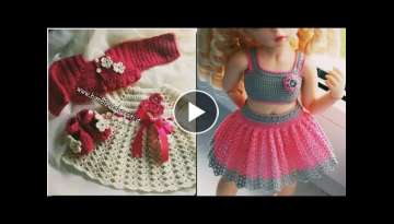 New Trend Designer Crochet Baby Girl Dress,Crochet-Crosia, Crochet Design Ideas,Crosia Frock Desi...