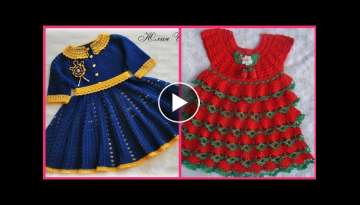 Top Trendy Crochet Baby girl Frocks Designs // New Qureshia KY Frocks