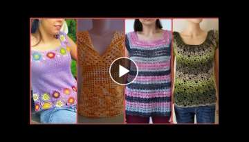 Very Attractive & Stylish Crochet Tunic Top//Blouses Designs Collections 2022
