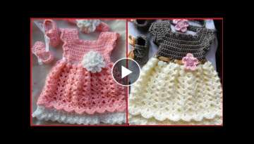 Trending and stunning New crochet handmade baby girl frocks designes ideas