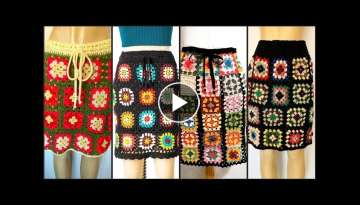 New Stylish Colourfull Summer Casual Hand knitted Crochet Pencil Skiry Design Ideas For girls 202...