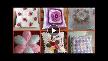 Most Beautiful and stylish New crochet handmade Cushion design ideas