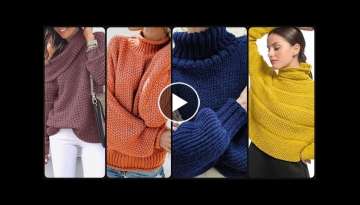 Oversized Cable Knit Chunky Sweater/Women Long knit Tunic Sweaters