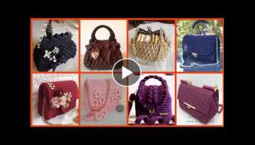 Fabulous Handmade crochet bags, purses and clutches designs //latest crochet handbags for girls