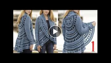 Crochet cardigan for winter and summer part 1
