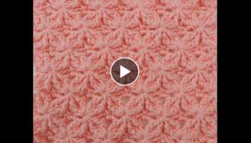 Crochet: Punto Lazos en Relieve # 2