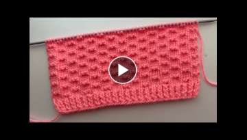Very Easy Knitting Stitch Pattern For Gents Sweater/Baby Sweater/Cardigan/Ladies Jacket