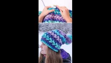 Braid Puff Stitch Crochet Pattern And Tutorial