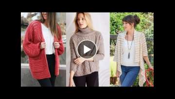 Elegant beautiful crochet summer cardigans/Vest designs ideas 2021-22 | crochet cardigan patterns