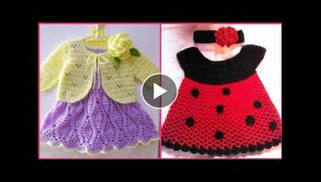 Stunning and gorgeous crochet baby girl frocks designs 2k21