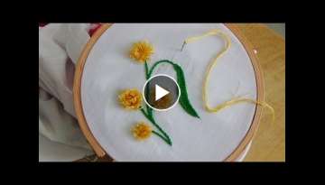 Hand Embroidery: Pom Pom Stitch