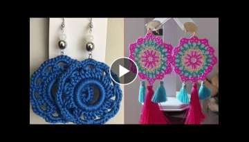 50 Beautiful & Free Crochet Earrings Patterns | crochet, crochet earrings, handmade crochet earri...