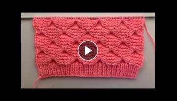 Butterfly Knitting Stitch Pattern For Sweater And Blanket