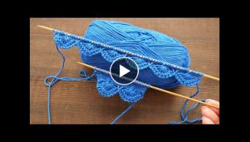Decorative knitting edge - Decorative knitting edge