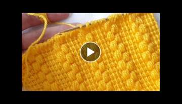 Gorgeous Tunisian knitting pattern