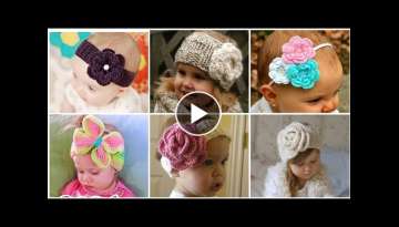 cute and beautiful crochet hair bands design patterns for babies