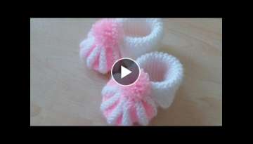 New Knitting Stitch Pattern For Baby Booties