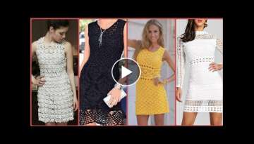New Look & Stylish Crochet Bodycone Dresses Designs Ideas 2022