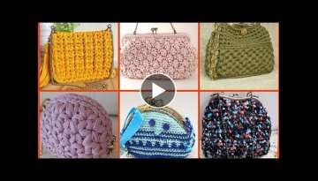 Most Beautiful and outstanding New crochet handmade handbags designs ideas