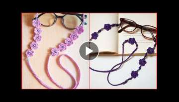 Latest Beautiful Crochet Eye Glass Chain Designs & Patterns