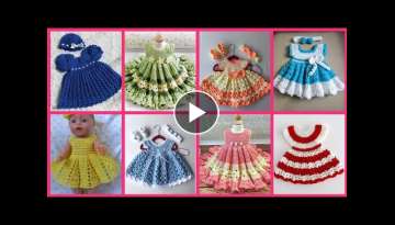 Very Beautiful Crochet Baby Frocks Collection