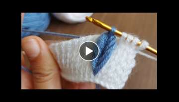 Super Easy Tunisian Knitting - Tunus İşi Şahane Örgü Modeline Bayılacaksınız