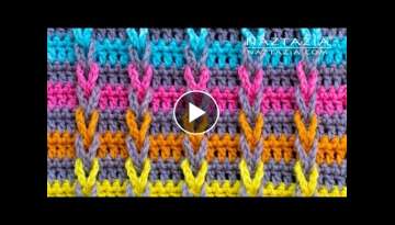 HOW to CROCHET JACOB'S LADDER Stitch - Chain Loop Braids