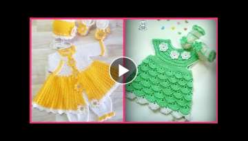 Very Stylish And Classy Crochet Baby Girl Frocks Designs |All About Glamour