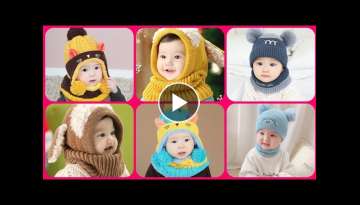 Kids Winter Woolen Cap and Scarf Set - Crochet baby hat 2020
