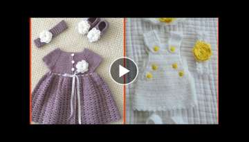 Amazing and stunning New crochet Baby frocks designs images