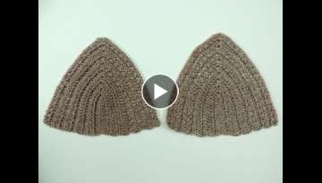 Crochet: Copa de Blusa o Banador - YouTube