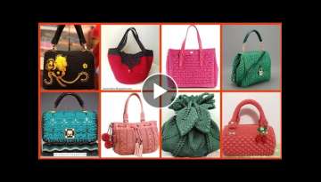 Stylish And Trendy Crochet Knitting Hand purse handbags designs // latest crochet handbags design...
