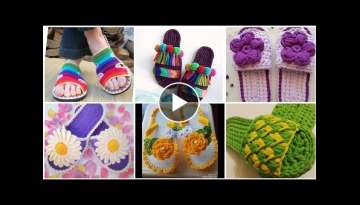 Crochet patterns And Ideas /Beautiful Crochet Sandals And Slippers Designs Patterns