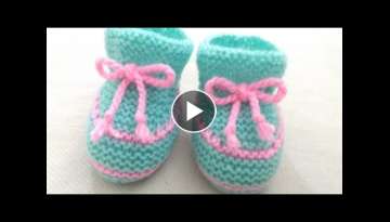 Knitting Baby Shoes , Socks , Booties , Boots