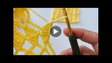 Super Easy Crochet Knitting - Çok Kolay Şahane Örgü Modeli - How to crochet knitting