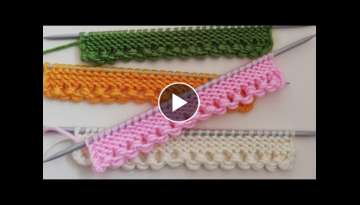 Different knitting starting technique-bead rubber model-crochet knitting