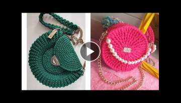 So Beautiful crochet bags design ideas | Classy crochet bags | handmade purses | Crochet hand bag...