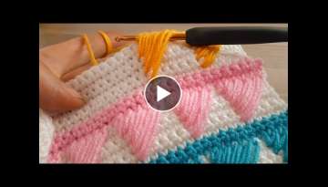 Very Easy Crochet knitting patterns for beginners step by step çok kolay tığ işi üzüm örg...