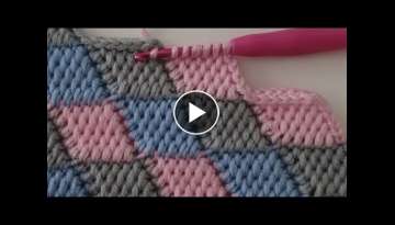 easy and free tunisian crochet baby blanket patterns for beginners 2022 / Crochet Blanket Patter...