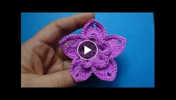 Crochet Beautiful Flower Tutorial