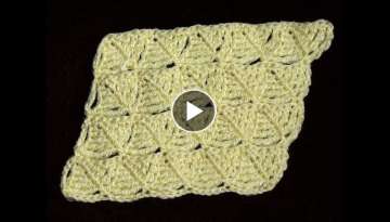 Crochet : Punto Hoja