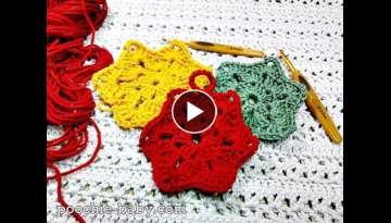 Crochet Granny Star: Pinterest Pattern Test
