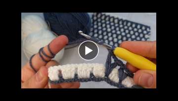 Super Easy crochet blanket knitting Tejidos a crochet How to crochet stitch