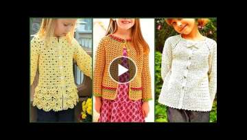 New Creative Gracefull Stylish Baby Girl Winter Casual Crochet Sweater Design & Patterns