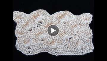 Crochet : Abanico Cruzado. Parte 1 de 2