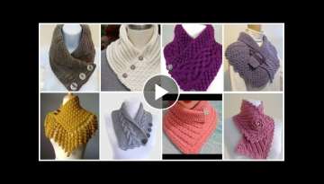 Trendy and stylish knitted caplet scraf ,neck warmer design for high fashion ladies/winter fashio...