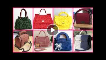 Most Demanding crochet handbags designs for working woman // crochet handbags collection