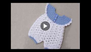 Baby rompers crochet very easy . Majovel crochet