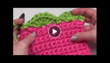 How to Crochet: Scalloped Edging (Right Handed)